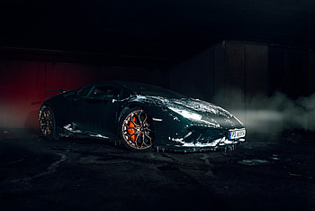 Lamborghini Aventador, black, sportscar HD wallpaper