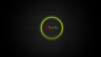 ubuntu, green, black, red HD wallpaper