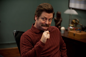 Nick Offerman, Parks and Recreation, Create a legacy, Actor's aim HD wallpaper