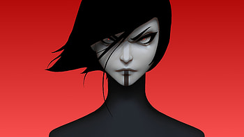 Sharp Eyes Girl , artist, artwork, digital-art HD wallpaper