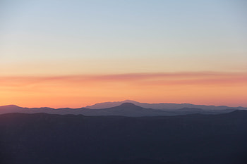 Nature, Mountains, Horizon, Rise, Sunrise HD wallpaper