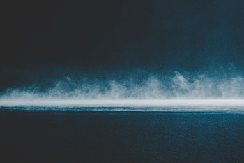 Sea, Nature, Sky, Clouds, Horizon, Fog, Mainly Cloudy, Overcast HD wallpaper