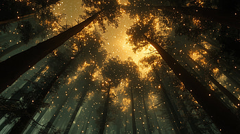 Sunlit Serenity: An Inspiring of Nature's Majestic Trees, sunlight, tree, nature HD wallpaper