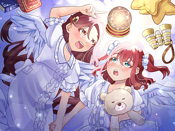 Ruby Kurosawa & Riko Sakurauchi, Riko Sakurauchi, Ruby Kurosawa, Anime, Love Live! Sunshine!! HD wallpaper