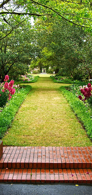man made, garden HD phone wallpaper