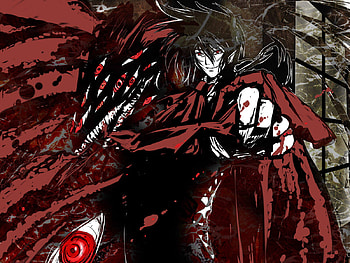 Hellsing, cool, anime, red HD wallpaper