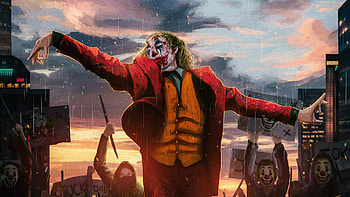 Joker Hands Up, joker-movie, joker, superheroes, supervillain, artstation HD wallpaper