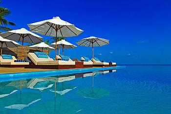 Resort, Beach Umbrella HD wallpaper