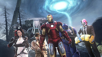 Superheroes Crossover Artwork, deadpool, iron-man, artist, artwork, deviantart HD wallpaper