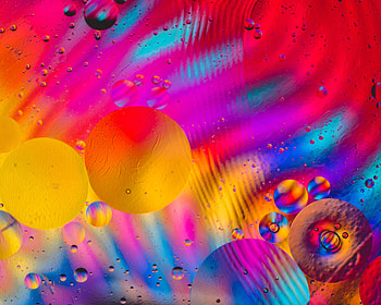 Abstract, Drops, Circles, Multicolored, Motley HD wallpaper