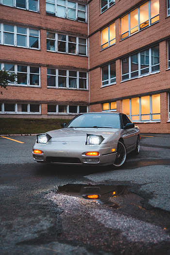 Sports, Nissan, Cars, Lights, Car, Sports Car, Glow, Headlights HD phone wallpaper