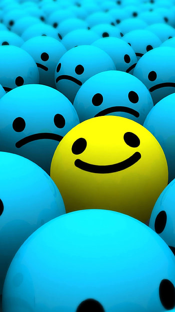 Smiley Ball, Smiley Balls HD phone wallpaper