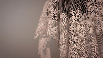 Appliqulace procedural material, Textured fabric, Intricate design, Artistic surface HD wallpaper