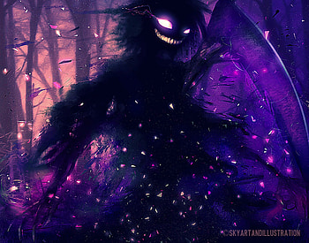 Art, Smile, Monster, Spooky, Eerie HD wallpaper