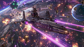 Epic Sci-Fi Spaceship Battle, Sci Fi, spaceship, Spaceship Battle, Space Battle, galaxy HD wallpaper