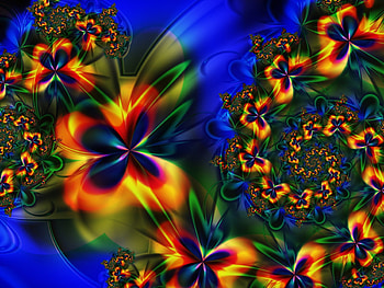 ✰Butterflies Flutter in the Frame✰, flick, colorful, spirals, glow, raw fractals, spinning, fractal art, cute, colors, digital art, spring, beauty, butterflies, bright, shine, butterfly designs, flutter, wings, sweet, summer, pretty, collages, cool, lovely, chic HD wallpaper