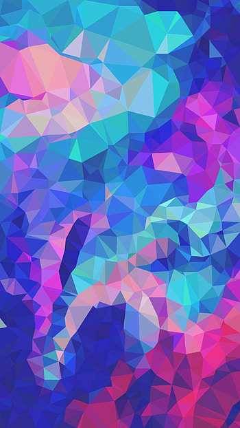 Geometric Abstract, Watercolor geometric , Creative backgrounds, Artistic designs HD phone wallpaper