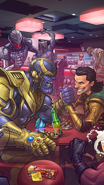 Marvel Villain, Marvel Villains HD phone wallpaper