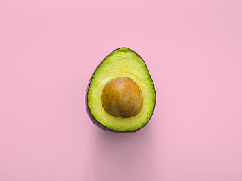 Pink, Minimalism, Avocado HD wallpaper