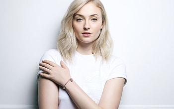 Sophie Turner, Beautiful actress, Portrait, People HD wallpaper