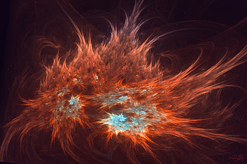 Fractal, colors, digital, art HD wallpaper