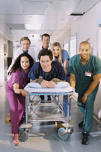 Scrubs, TV series, 2001-2010, Afiler HD phone wallpaper