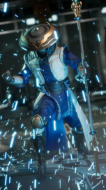 MK Raiden, Intense visuals, Gaming fandom, Deadly lightning HD phone wallpaper