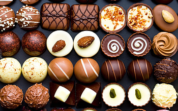 Chocolate, sweet, brown, candies HD wallpaper
