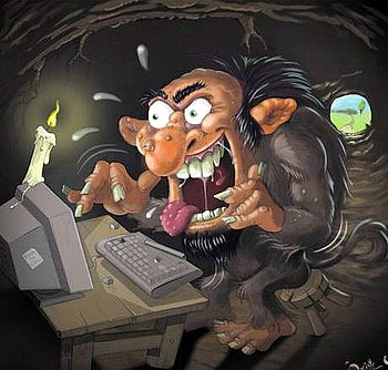 FUNNY OLD TROLL, funny, computer, troll, hole HD wallpaper