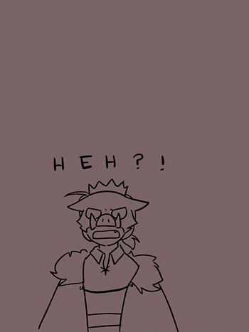 HEH?! || Technoblade, aesthetic, minecraft, art, mcyt, simplistic, dark, fanart, dsmp HD phone wallpaper