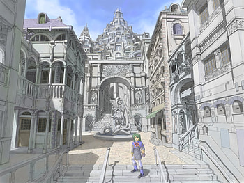 City, Anime HD wallpaper