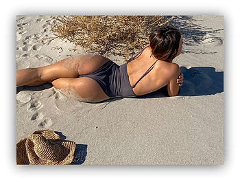 strandschönheit, girl, model, beauty, beach HD wallpaper