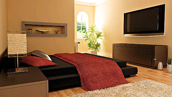 Miscellanea, Miscellaneous, Room, Bed, Sleeping, Bedroom, Leather HD wallpaper