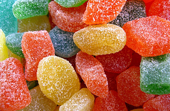 Colorful marmalade sweets, Delicious spread, Bursting with fruity flavors, Sweet goodness HD wallpaper
