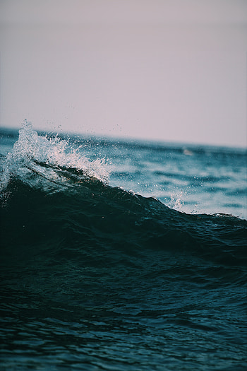 Water splashes, surface, sea HD phone wallpaper