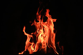 Fire, Flame, Miscellanea, Miscellaneous, Dark Background HD wallpaper
