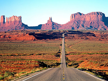 Landscape, Roads, Mountains HD wallpaper