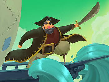 fantasy, pirate HD wallpaper
