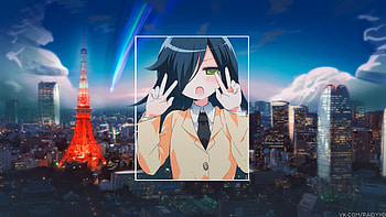 Tomoko Kuroki, Anime, Watamote HD wallpaper