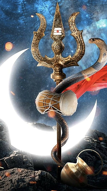 Jai Mahakal, Mahakal Trishul, Bholenath, Lord Mahadev HD phone wallpaper