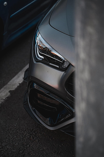 Cars, Car, Machine, Grey, Headlight, Bumper HD phone wallpaper