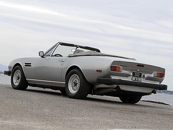 Auto, Aston Martin, Cars, Side View, Cabriolet, Silver, V8, Volante, 1977 HD wallpaper