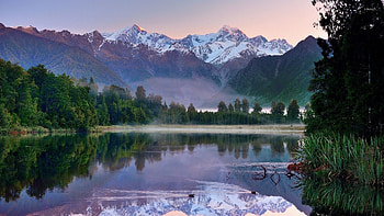New Zealand mountains, Scenic backgrounds, South Island beauty HD wallpaper
