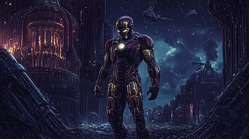 Dark Iron Man : A Bold Comic Tribute, Comic, Iron Man, dark, Dark Superhero HD wallpaper