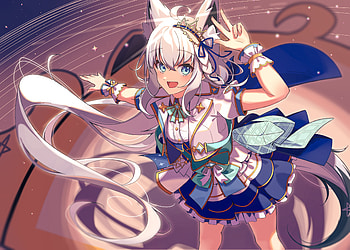 Shirakami Fubuki, hololive, Shirakami Fubuki, Anime, Virtual Youtuber HD wallpaper