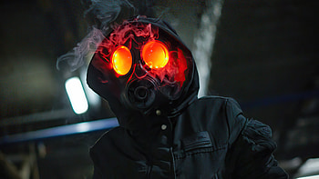 Dark Smoke Mask Hoodie Boy , mask, hoodie, artist, artwork, digital-art, behance HD wallpaper