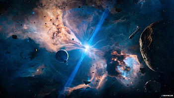 Sci Fi, nebula, space, planet HD wallpaper