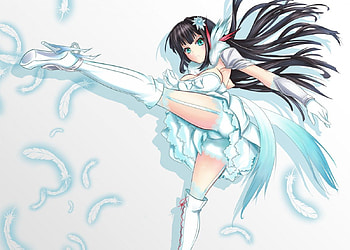 Melanie, feather, anime, Melanie rwby, kick, RWBY, girl, manga, female HD wallpaper