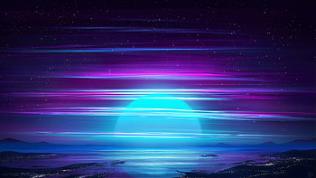 Midnight, nature, digital art HD wallpaper
