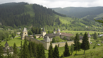 Sucevita Monastery, Romania HD wallpaper